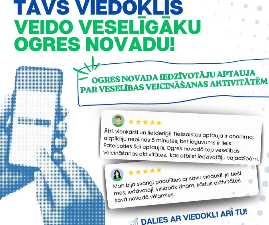 Dalies ar savu viedokli arī Tu!