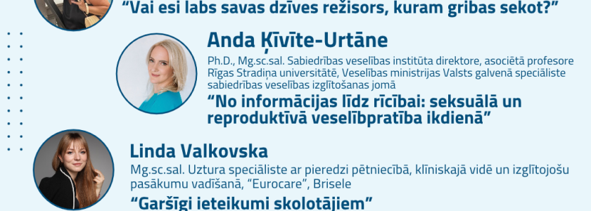 Izglītojošs atbalsta pasākums “Veselībpratība un labbūtība – no pedagoga resursiem līdz skolēna paradumiem” 2026.gada 20.novembrī