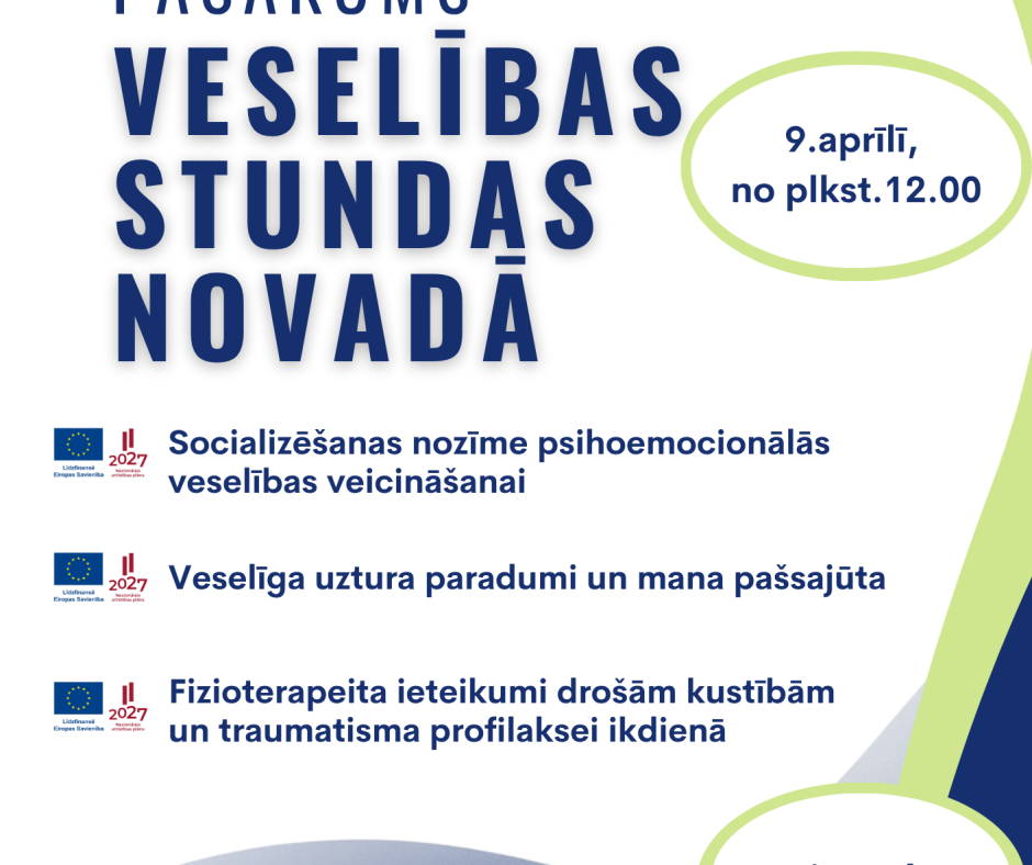 Pasākums “Veselības stundas novadā” 2026.gada 9.aprīlī, Birzgalē