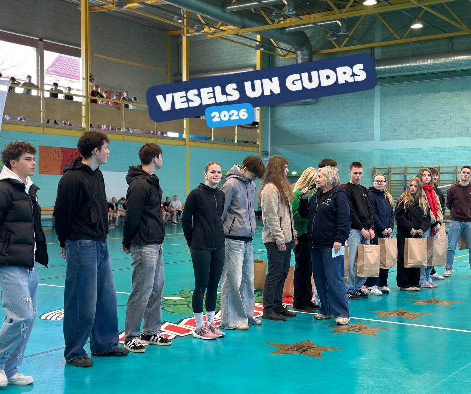 AIZVADĪTS VESELĪBAS IZGLĪTĪBAS PASĀKUMS OGRES NOVADA JAUNIEŠIEM “VESELS UN GUDRS 2026”