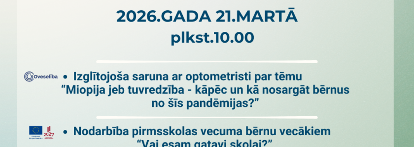 Pasākums “Pavasara veselības diena vecākiem” 2026. gada 21. martā, Ogrē